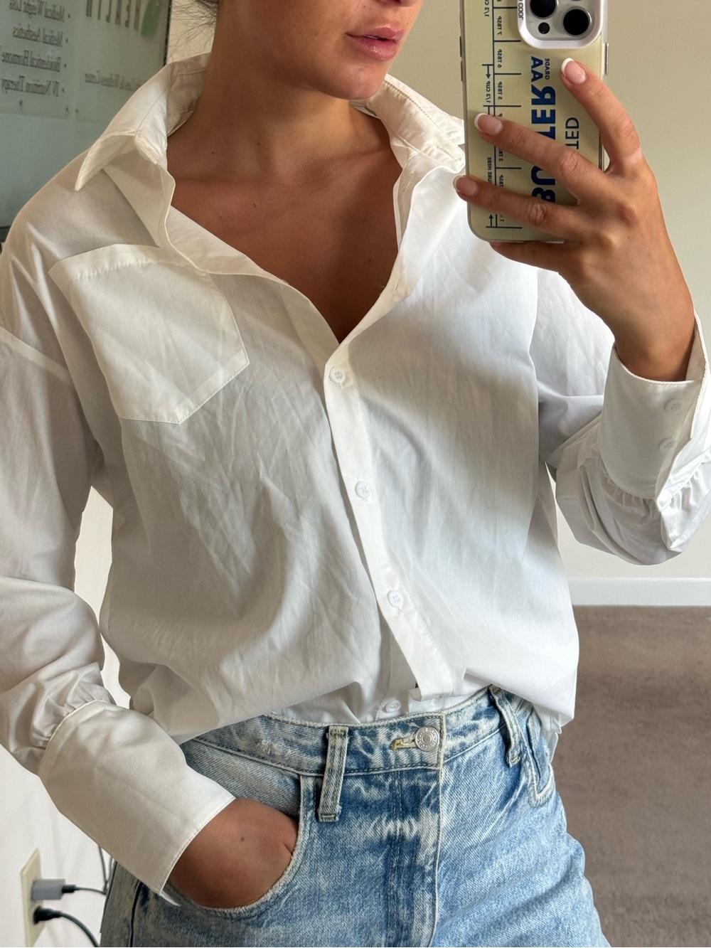 White button down - Picture 3 of 6